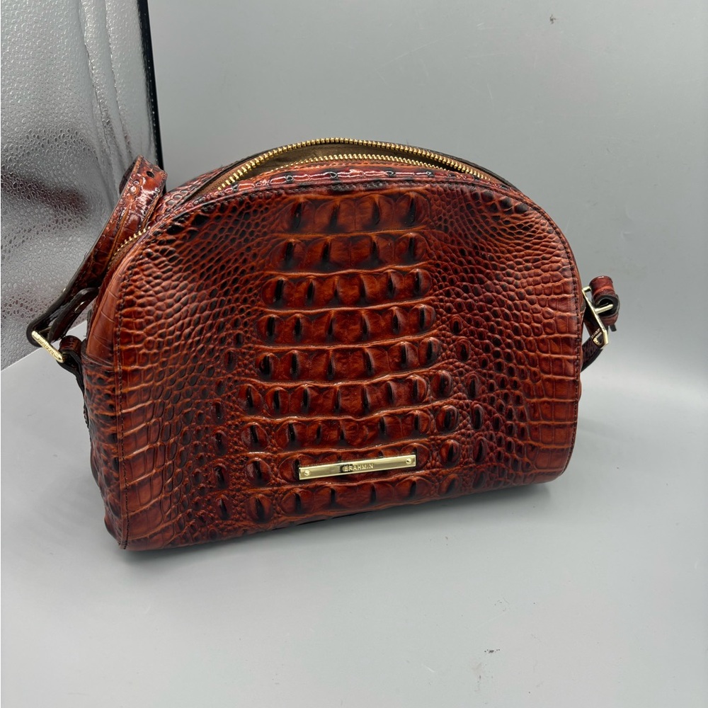 BRAHMIN Pecan Melbourne Small Georgina